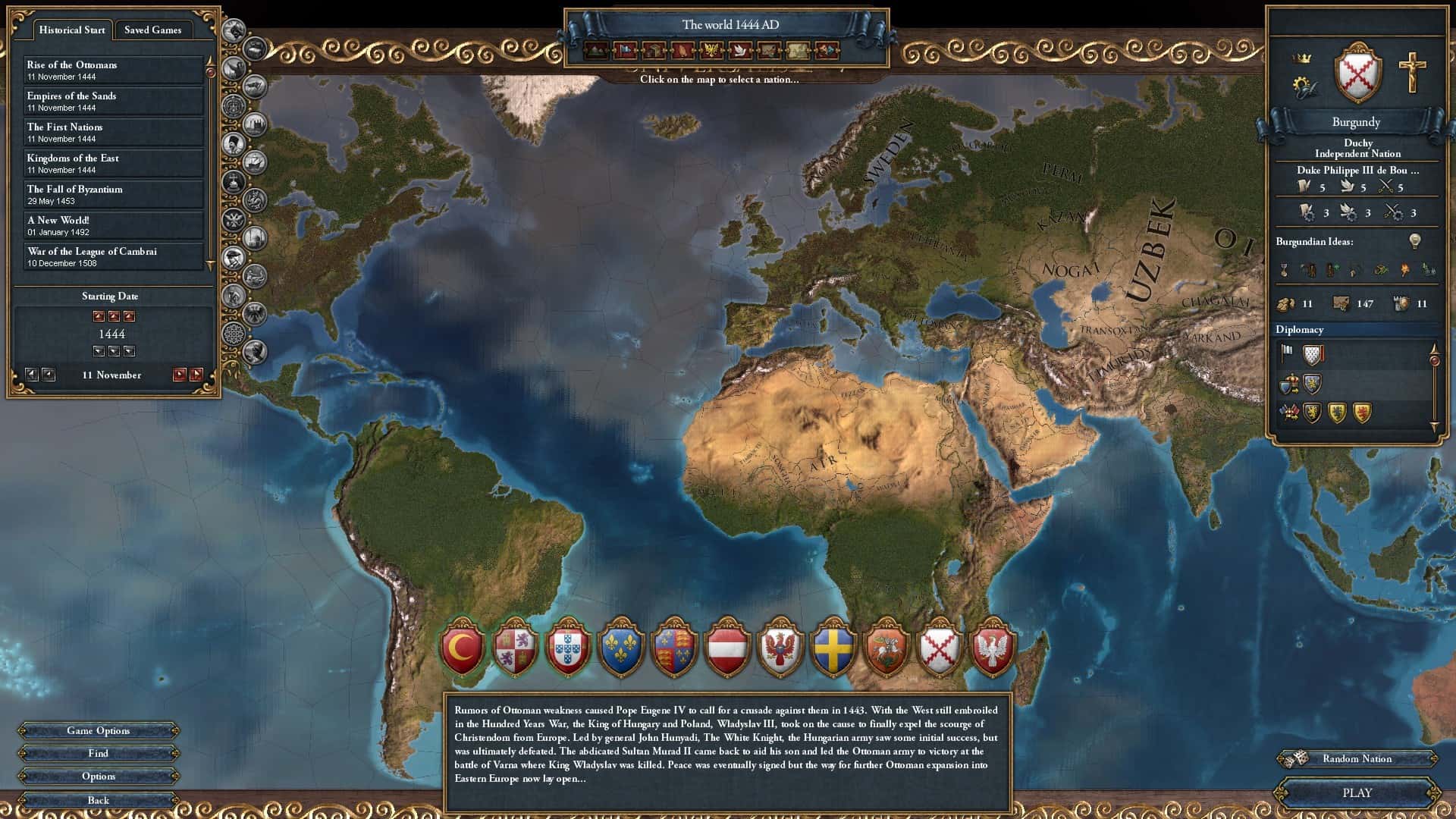 STEAM学习 欧陆风云4 Europa Universalis IV v1.375全DLC中文版 9.5G